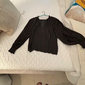 Ulla Johnson Silk balloon sleeve shirt